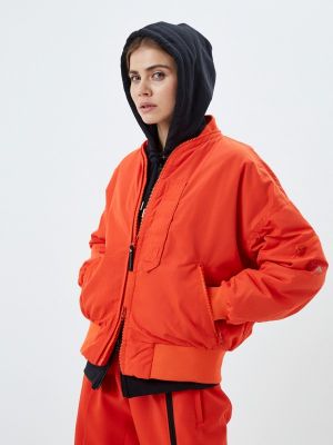 Утепленная куртка Adidas By Stella Mccartney, оранжевая