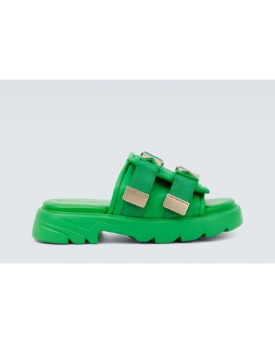 Sandále Bottega Veneta zelená
