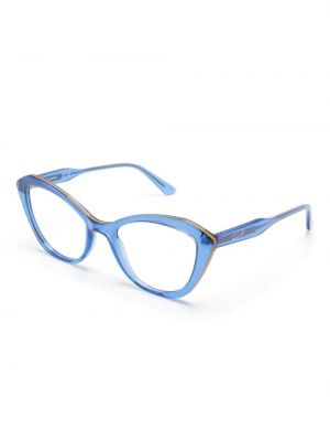 Przezroczyste okulary Karl Lagerfeld niebieskie