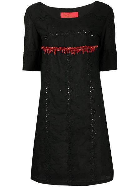 Vestido con bordado con cuentas A.n.g.e.l.o. Vintage Cult negro