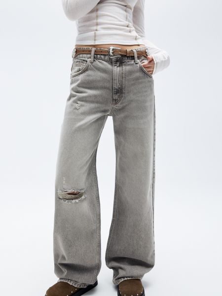 Jeans Pull&bear grigio