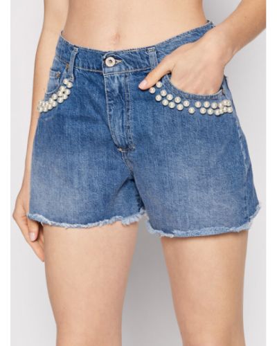 Shorts en jean large Please bleu