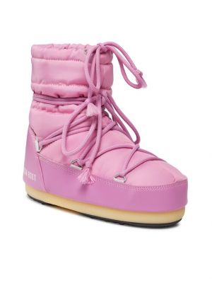 Najlonske najlonske čizme za snijeg Moon Boot ružičasta
