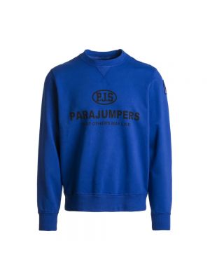 Sweter z okrągłym dekoltem Parajumpers niebieski