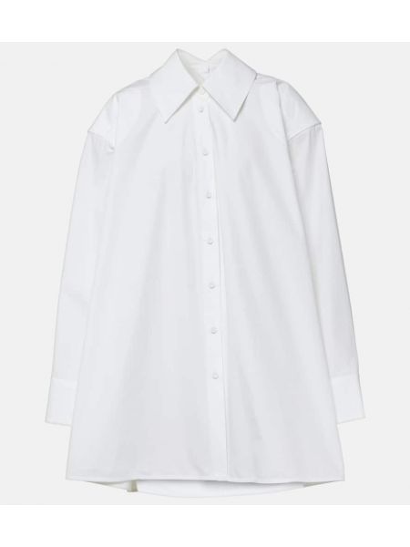 Camicia di cotone oversize Jil Sander bianco