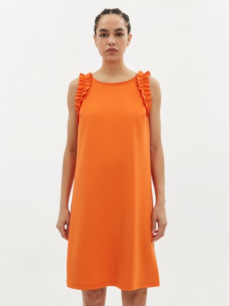 Оранжевое платье Joseph Ribkoff