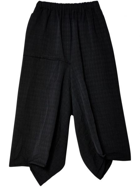 Asymetrické kalhoty Comme Des Garçons černé