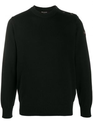Пуловер с кръгло деколте Paul & Shark черно