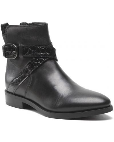 Botki D Brogue D D262UD 04340 C9999 Czarny Geox