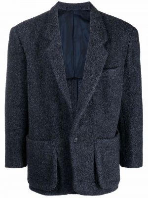 Oversize blazer Issey Miyake Pre-owned blau