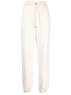 Памучни спортни панталони Amiri бяло