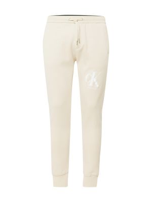 Спортни панталони Calvin Klein Jeans бяло