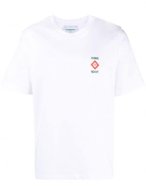 Sporta t-krekls ar apdruku Casablanca balts