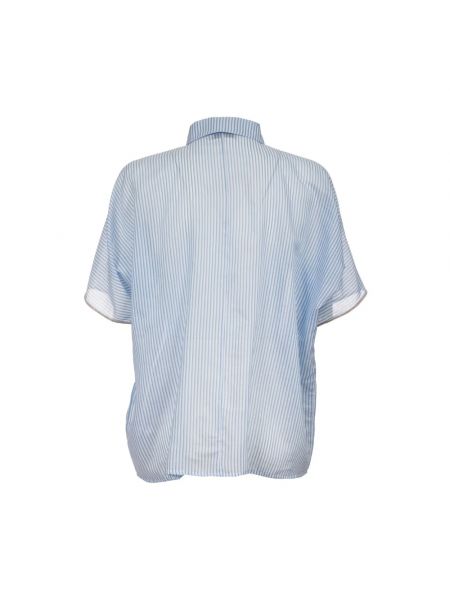 Camisa de seda de algodón a rayas Le Tricot Perugia