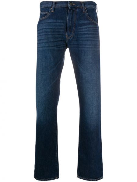 Skinny fit-jeans Emporio Armani blå