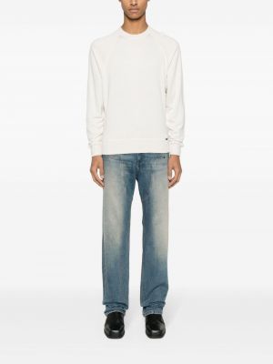 Pull col rond Tom Ford blanc