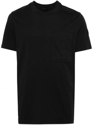 Medvilninis marškinėliai Moncler juoda