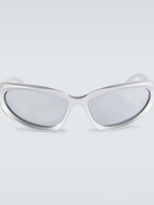 Очки солнцезащитные Balenciaga серебряные