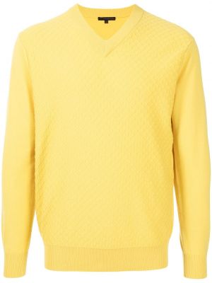 Пуловер с v-образно деколте Shiatzy Chen жълто