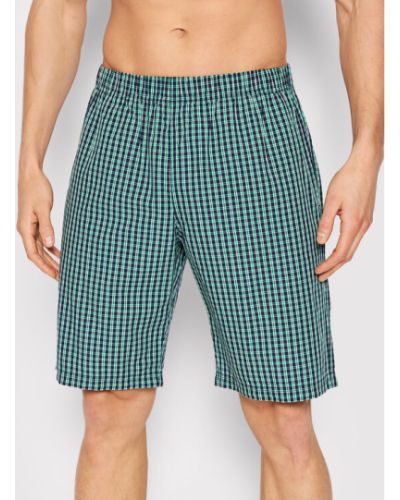 United Colors Of Benetton Rövid pizsama nadrág 4V2149001 Zöld Regular Fit