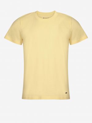 Bavlnené tričko Alpine Pro žltá