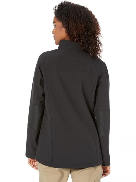 Флисовая куртка софтшелл Caterpillar черная