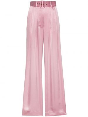 Pantaloni cu croială lejeră Zimmermann roz
