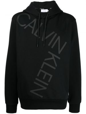 Hoodie Calvin Klein svart