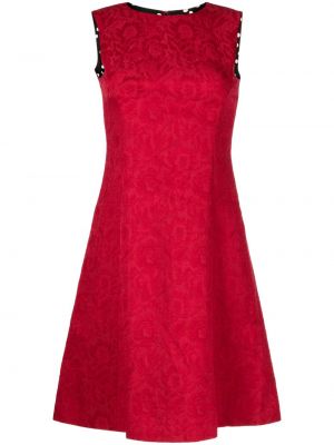 Květinové šaty Dolce & Gabbana Pre-owned červené