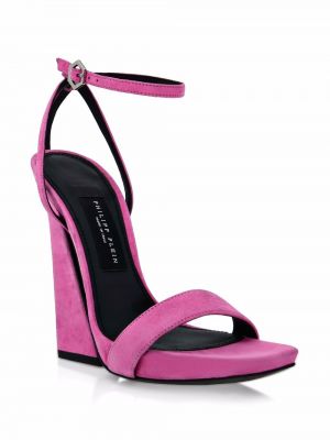 Sandale mit absatz Philipp Plein pink