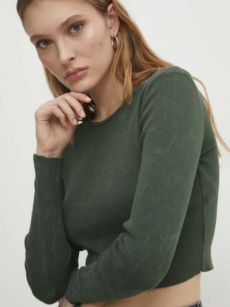 Блуза с дълъг ръкав Answear Lab зелено