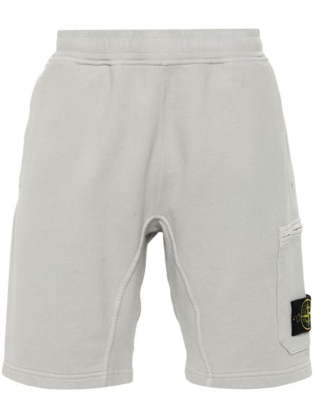 Bermudashortsit Stone Island harmaa