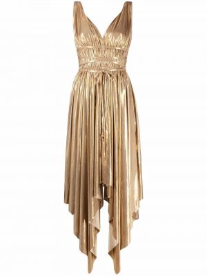 Платье металлическое Norma Kamali, золотой