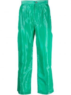 Прав панталон Erl зелено