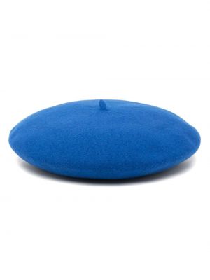 Pletená vlnená baretka Borsalino modrá