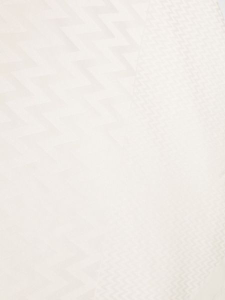 Žakarda zīda šalle Lanvin balts