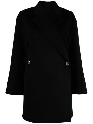 Vlnený kabát By Malene Birger čierna