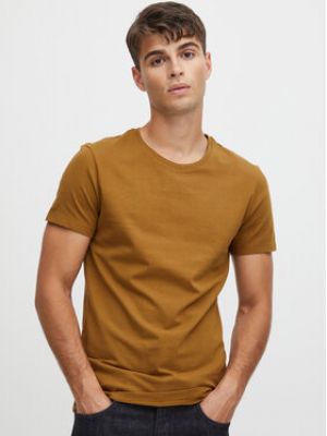 T-shirt slim Casual Friday marron