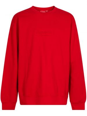 Sweatshirt mit rundem ausschnitt Supreme rot