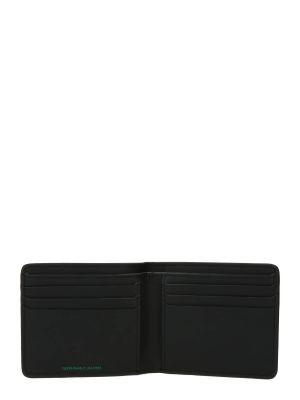 Usnjena denarnica Tommy Jeans črna