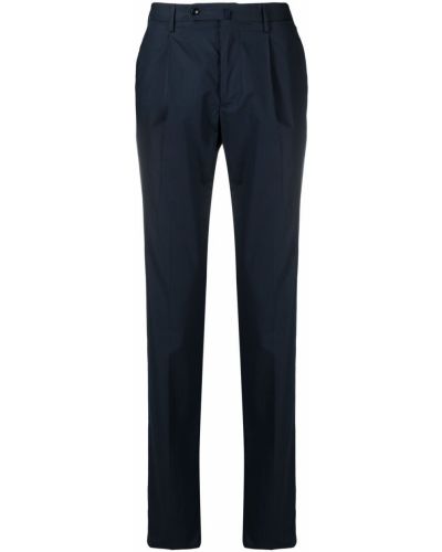 Pantalones chinos slim fit Incotex azul