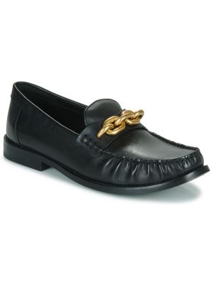 Pantofi loafer din piele Coach negru