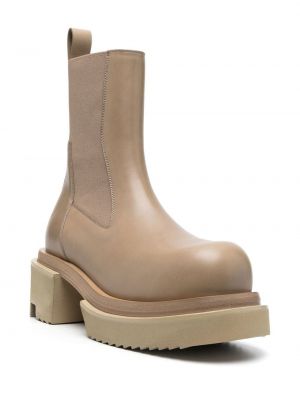 Ankle boots Rick Owens beżowe