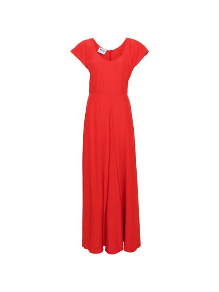 Sukienka długa Moschino czerwona
