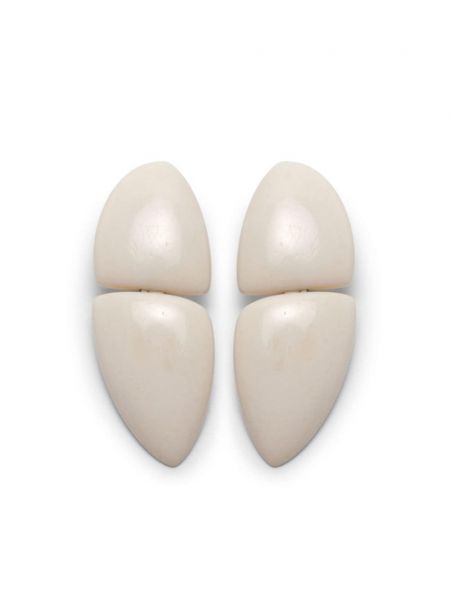 Σκουλαρίκια Monies λευκό