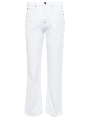 Kõrge vöökohaga teksapüksid 3x1 N.y.c. valge