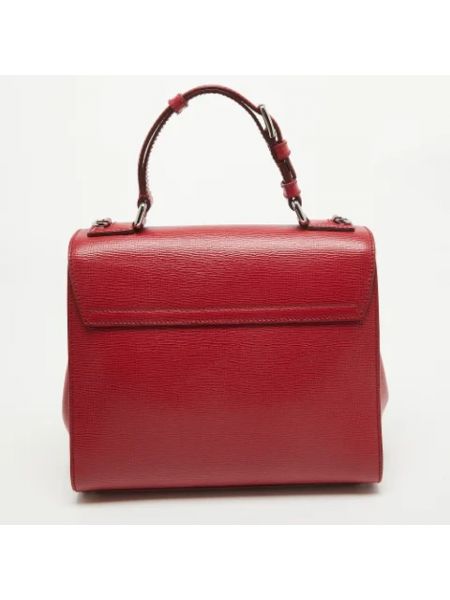 Bolso cruzado de cuero Dolce & Gabbana Pre-owned rojo