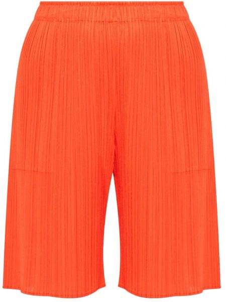 Shorts plissées Pleats Please Issey Miyake orange