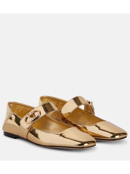 Pantofi cu toc Valentino Garavani auriu