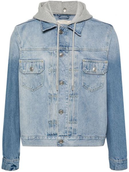 Denimjakke Allsaints blå